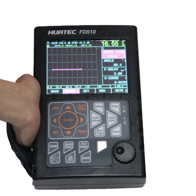 Pengukuran 0 mm ~ 6000 mm FD510 Portable Ultrasonic Defect Detector NDT Instrument